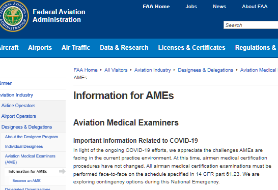 FAA AME